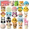 24 PCS Squishies for Kids Bulk - Kids Party Favors Kids Prizes for Rewards for School Classroom Treasure Box Prizes